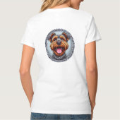 T-shirt Graphisme de chiot adorable pour tenue décontracté (Dos)