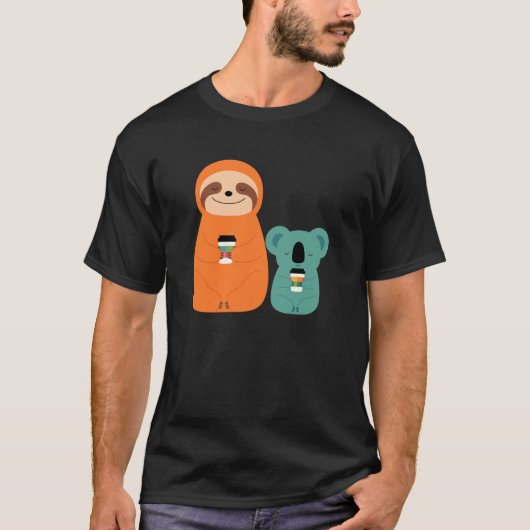 T-shirt Graphisme de Coffee Buddy de Andy Westface Threadl (Devant)