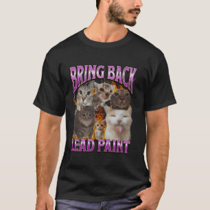 T-shirt Graphisme de contrefaçon de mème de chat drôle de