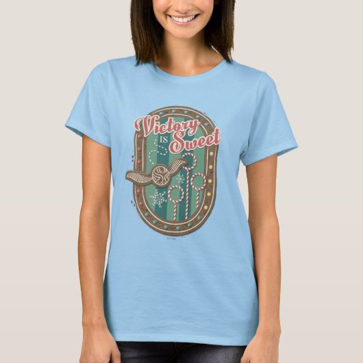 T-shirt Graphisme de cookie de vacances de victoire de QUI (Devant)