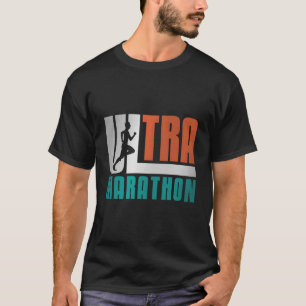 T-shirt Graphisme de coureur ultra marathon