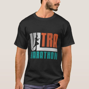 T-shirt Graphisme de coureur ultra marathon