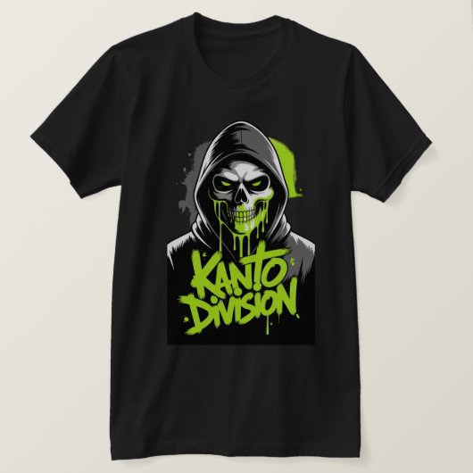 T-shirt Graphisme de crâne de la division Kanto  (Design devant)