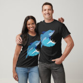T-shirt graphisme de dauphin (Unisexe)