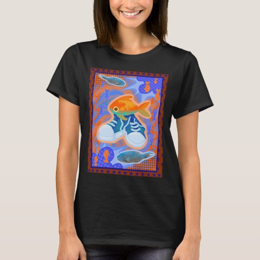 T-shirt Graphisme de Fred le poisson (Devant)
