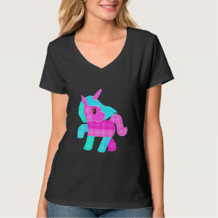 T-shirt Graphisme De Jouet De Fièvre De Pop Unicorn Pour F