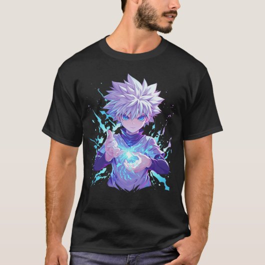 T-shirt graphisme de Killua (Devant)