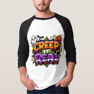 T-shirt Graphisme de la culture pop Halloween Creep It Rea