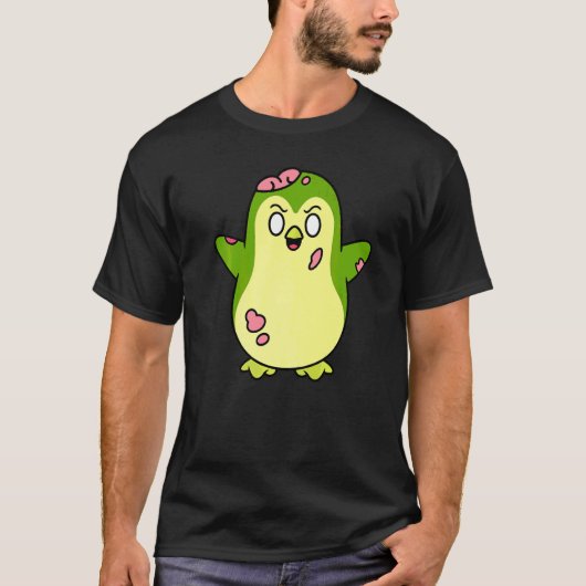 T-shirt Graphisme de monstre mignon d'animal de pingouin z (Devant)
