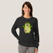 T-shirt Graphisme de monstre mignon d'animal de pingouin z (Devant entier)