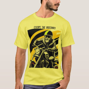 T-shirt Graphisme de moto de croisière pour motards et cav