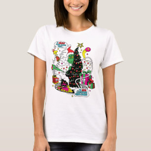 T-shirt Graphisme de Noël coloré de Grinch