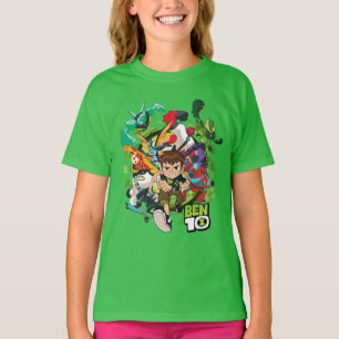 T-shirt Graphisme de pointe Ben 10 Aliens