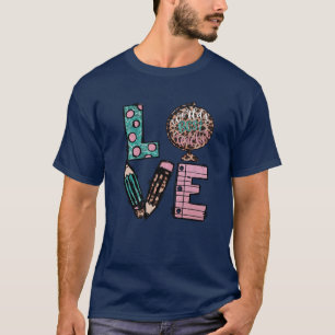 T-shirt Graphisme de professeur mignon pour les femmes et