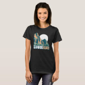 T-shirt Graphisme de style affiche WPA du parc national de (Devant entier)