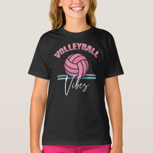 T-shirt Graphisme de vibrations de volley-ball