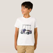 T-shirt graphisme de voiturette de golf (Devant entier)