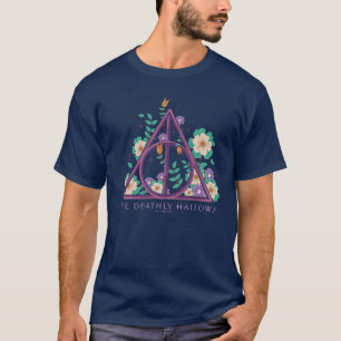 T-shirt Graphisme des hirondelles mortes florales