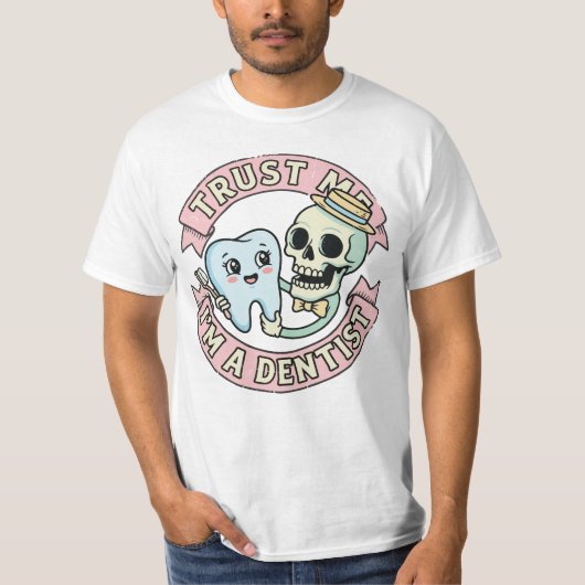 T-shirt Graphisme d'humour dentaire (Devant)