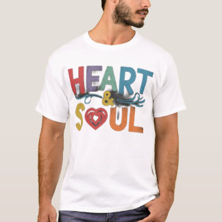 T-shirt Graphisme du coeur et de l'âme