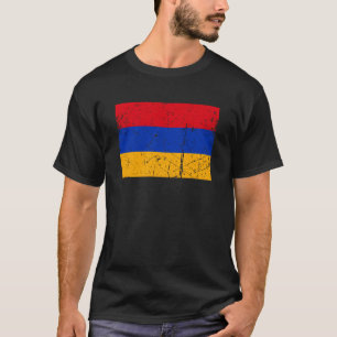 T-shirt Graphisme du drapeau de l'Arménie pour hommes femm