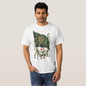 T-shirt Graphisme du drapeau de l'Irlande (Devant entier)