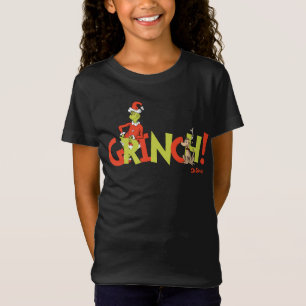 T-Shirt Graphisme du logo du personnage Grinch !