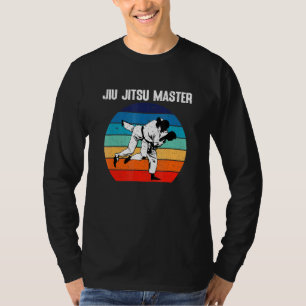 T-shirt Graphisme du maître brésilien Jiu Jitsu Sunset Bjj