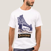 T-shirt Graphisme du pont Queensboro (Devant)