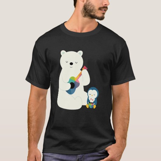 T-shirt Graphisme d'une petite bande de Threadless Andy We (Devant)