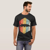 T-shirt Graphisme éclair rétro Trois basses lunes (Devant entier)