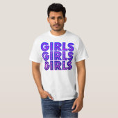 T-shirt Graphisme filles filles filles (Devant entier)