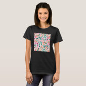 T-shirt Graphisme Garden Party de Carly Watts de Threadles (Devant entier)