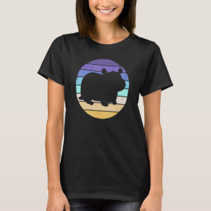 T-shirt Graphisme Hamster Rétro Animal de compagnie Hamste