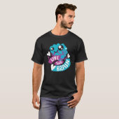 T-shirt Graphisme I Heart Guts Love Your Brain de Threadle (Devant entier)