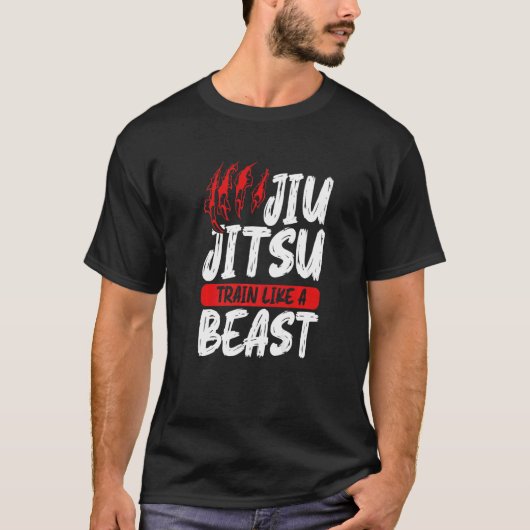 T-shirt Graphisme Jiu Jitsu Apparel Jiu Jitsu Train Comme (Devant)