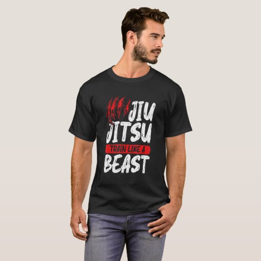 T-shirt Graphisme Jiu Jitsu Apparel Jiu Jitsu Train Comme (Devant entier)