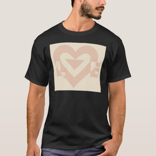 T-shirt Graphisme mignon, Beige crème (Devant)
