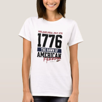 T-shirt Graphisme Philadelphie 1776 Aube de la liberté