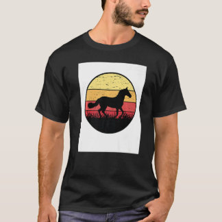 T-shirt Graphisme Rétro Cavalier Équitation Amoureux des C
