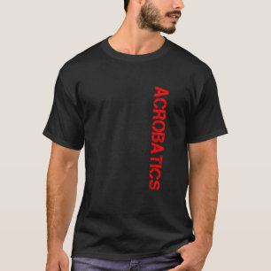T-shirt Graphisme Rétro Gymnaste Gymnastique Acrobate Acro