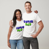 T-shirt Graphisme Super Papa Gras (Unisexe)