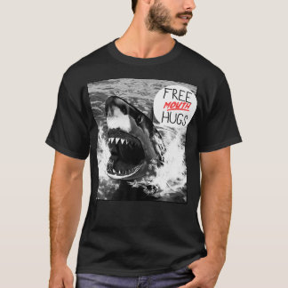 T-shirt Graphisme tendance Grand requin blanc sans emboute