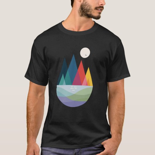 T-shirt Graphisme Threadless Andy Westface Somewhere (Devant)