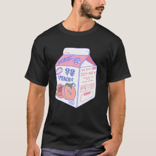 T-shirt Graphisme Threadless Laura O'Connor Peach Milk