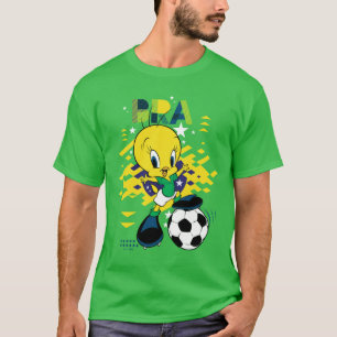 T-shirt Graphisme TWEETY™ Équipe Brésil Football
