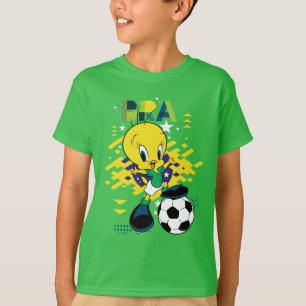 T-shirt Graphisme TWEETY™ Équipe de football du Brésil