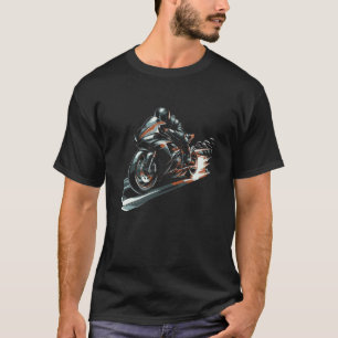 T-shirt Graphisme Vélo de Sport Course Moto Hommes Garçons