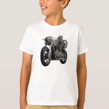 Graphismes de moto pour enfants t shirt