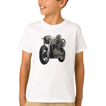 Graphismes de moto pour enfants t shirt